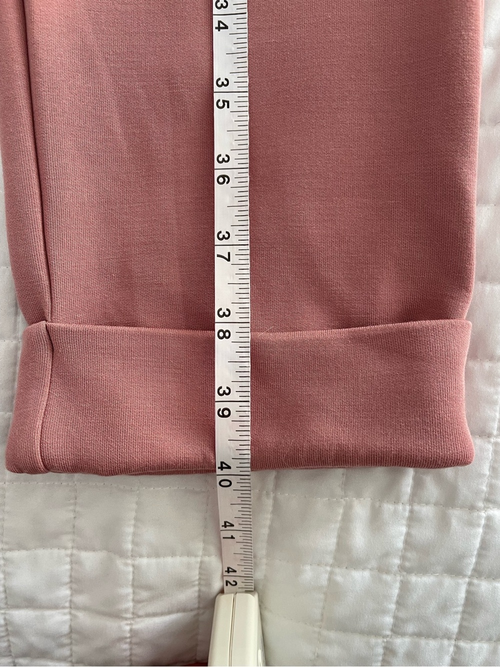 Varley The Rolled Cuff Pant 28.5 Double Soft sz S Clean Girl Loungewear feminine - Picture 10 of 10